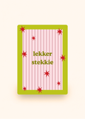 Wenskaart 'Lekker stekkie' incl. kraftenvelop