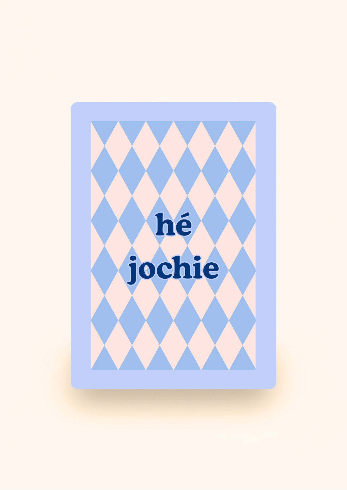 Wenskaart 'Hé jochie' incl. kraftenvelop