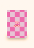 Wenskaart 'Hi oma' incl. kraftenvelop
