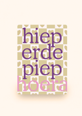 Wenskaart 'Hieperdepiep' incl. kraftenvelop