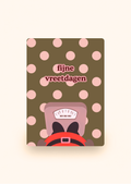 Wenskaart 'Fijne vreetdagen' incl. kraftenvelop