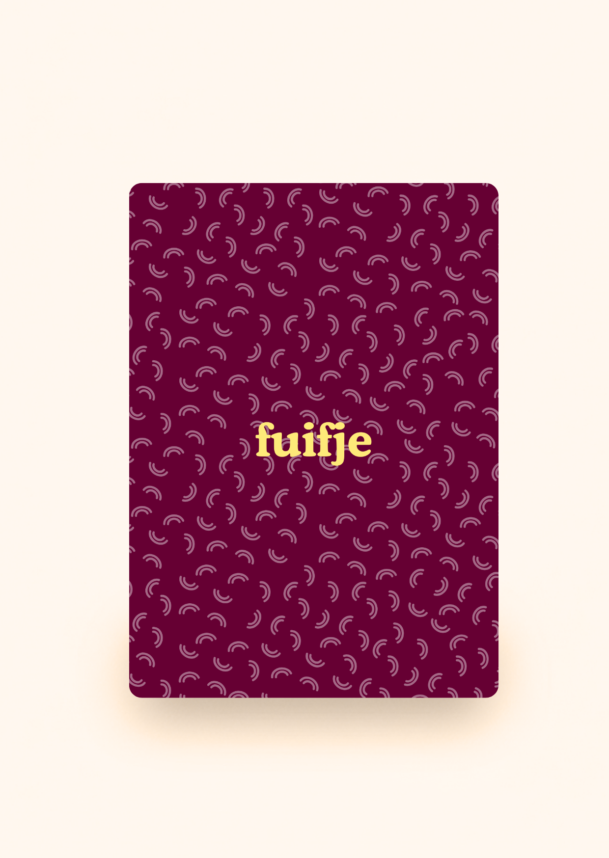 Wenskaart 'Fuifje' incl. kraftenvelop