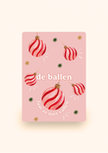 Wenskaart 'De ballen' incl. kraftenvelop