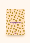 Invulkaarten babyshower incl. kraftenvelop