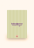 Babyshower invulkaarten groen incl. kraftenvelop