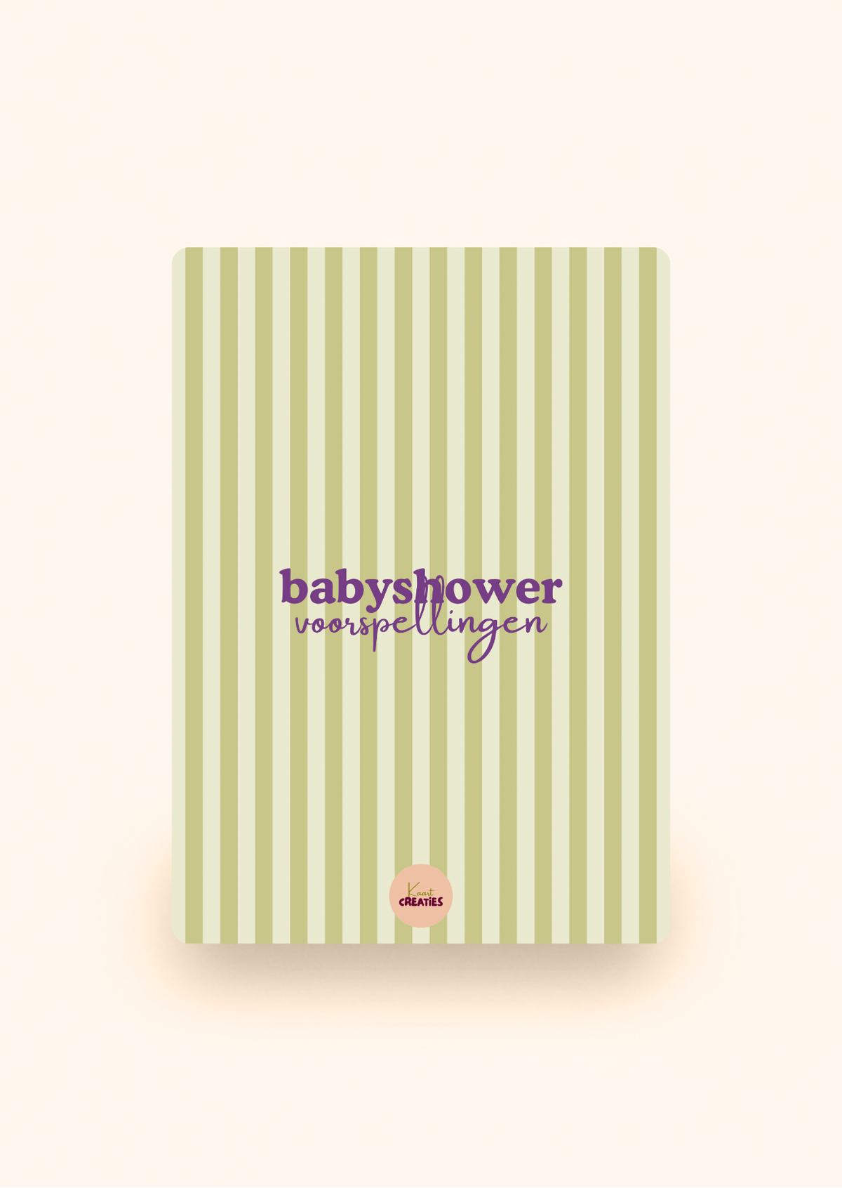 Invulkaarten voor een babyshower groen jongen 